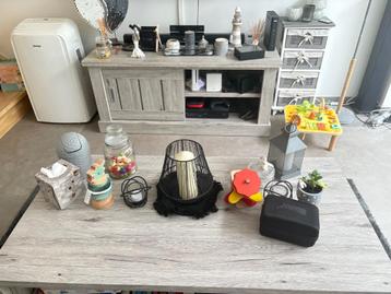 Lot meuble de salon couleur gris ( meuble TV + table de salo beschikbaar voor biedingen