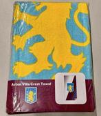 Aston Villa Crest Handdoek Voetbal 140cm x 70cm officieel, Verzamelen, Ophalen of Verzenden, Nieuw, Overige typen