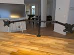 Monitorarm 3 schermen - Neomounts FPMA-D550D3BLACK, Ophalen, Zo goed als nieuw