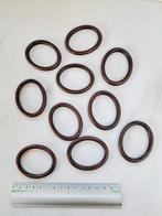 Bronzen ovalen ringen om tassen en riemen te maken, Ophalen of Verzenden