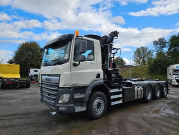 DAF CF 450 FAW 8x4 + Container hook MULTILIFT 22T + Crane HI, Autos, Achat, Euro 6, Electronic Stability Program (ESP), Diesel