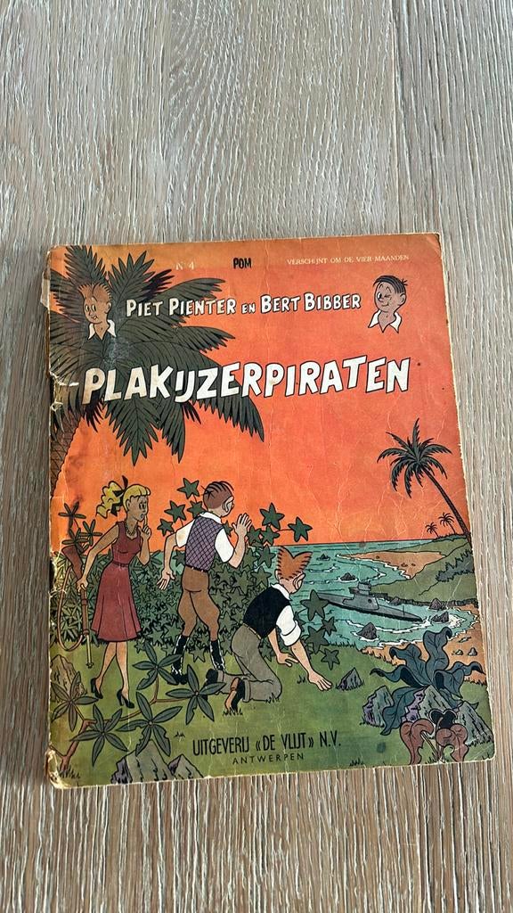 Pom Piet pienter en bert bibber nr 4 eerste druk 1956, Boeken, Stripverhalen, Gelezen, Ophalen of Verzenden