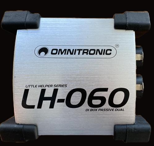 OMNITRONIC LH-060 PRO Dual DI Box passive, Muziek en Instrumenten, Instrumenten | Toebehoren, Nieuw, Ophalen of Verzenden