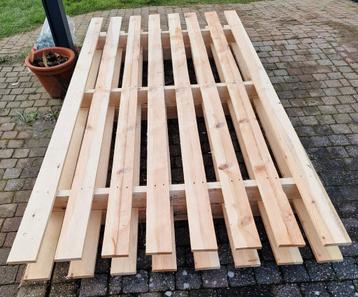 Palletten 2 stuks, 240x120cm, nieuw