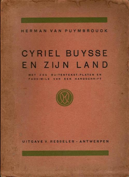 'Cyriel Buysse en zijn land' met zes buitentekst-platen, Boeken, Literatuur, Gelezen, Ophalen of Verzenden