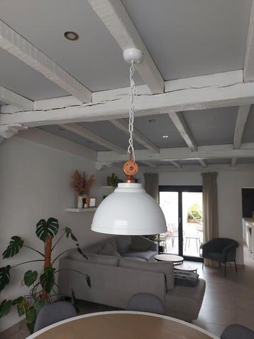 Hanglamp industrieel wit