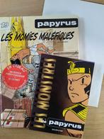 Papyrus 19 Les momies maléfiques EO ac poster & carnet TTBE, Une BD, Enlèvement ou Envoi, Comme neuf