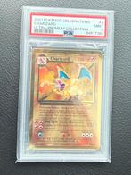 2021 Pokemon Celebrations Charizard #4/102 Metal PSA 9, Hobby en Vrije tijd, Verzamelkaartspellen | Pokémon, Ophalen of Verzenden