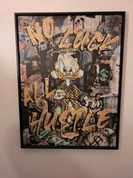 Canvas in kader, Ophalen