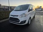 Ford transit custom 2.2TDCI Dubbel cabine 2014, Auto's, Euro 5, Wit, Bedrijf, 6 deurs