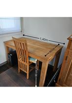 Tafel, Ophalen, Gebruikt, 100 tot 150 cm, Teak moderne