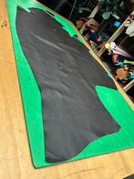 Bruin geprint leer lap 1 mm dikte stug lap A-96, Enlèvement ou Envoi, Comme neuf, Brun