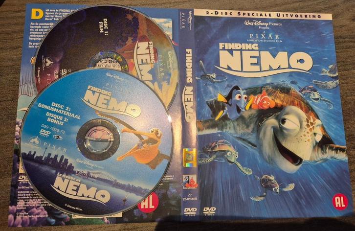 Finding Nemo (DVD), Cd's en Dvd's, Dvd's | Tekenfilms en Animatie, Zo goed als nieuw, Amerikaans, Tekenfilm, Alle leeftijden, Ophalen of Verzenden