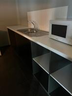 Meubles de cuisine avec évier et robinet, Maison & Meubles, Enlèvement, Gris