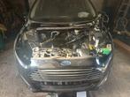 Ford Fiesta 2015 83.000 km – ZONDER MOTOR –EXPORT/ONDERDELEN, Auto's, Zwart, Zwart, Handgeschakeld, 5 deurs