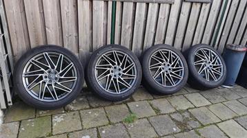 Velgenset, 20'', 5x108, 63,4 naaf. Met banden beschikbaar voor biedingen
