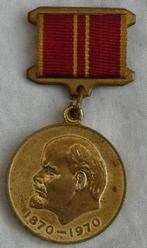 Medaille Valiant Labour, 100th Anniversary V.I. Lenin, 1970., Verzamelen, Overige soorten, Ophalen of Verzenden, Lintje, Medaille of Wings