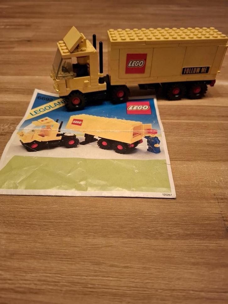 LEGO VRACHTWAGEN + TRAILER 6692, Kinderen en Baby's, Speelgoed | Duplo en Lego, Gebruikt, Lego, Complete set, Ophalen of Verzenden