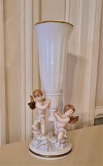 Cupido vaas verguld porselein Franklin Mint, Ophalen of Verzenden