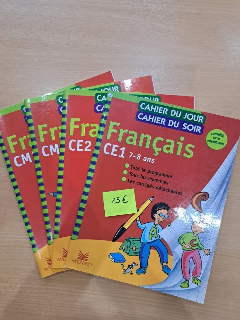 Cahier du jour /du soir - Manuel scolaire Français, Enlèvement, Comme neuf, Primaire, Français