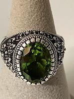 Zilveren heren ring met zultanite (kleur veranderend), Handtassen en Accessoires, Ringen, Overige kleuren, 20 of groter, Heer