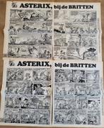 Groot lot oude stripknipsels van Asterix en Obelix (jaren '6, Asterix en Obelix, Gebruikt, Ophalen of Verzenden, Plaatje, Poster of Sticker