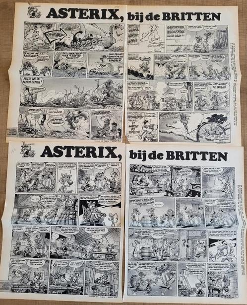 Groot lot oude stripknipsels van Asterix en Obelix (jaren '6, Collections, Personnages de BD, Utilisé, Image, Affiche ou Autocollant
