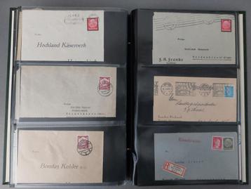 Album met brieven en omslagen Duitsland jaren '20-'30 beschikbaar voor biedingen
