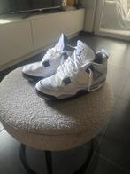Nike air jorden 4 retro white midnight navy, Wit, Nike, Ophalen of Verzenden, Zo goed als nieuw