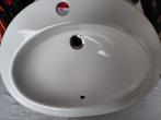 2 lavabo's wastafels en 2 kranen ideal standaard  60 euro, Ophalen