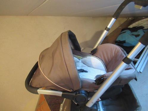 Poussette Noukies trio brun-beige toute équipée., Kinderen en Baby's, Kinderwagens en Combinaties, Gebruikt, Combiwagen, Overige merken