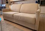 Comfortabel zetelbed in stof, Huis en Inrichting, Ophalen, Gebruikt, 150 tot 200 cm, Driepersoons