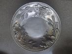 kom, bord, schaal tin, motief druiven en graan, 24.5 cm, Antiek en Kunst, Antiek | Tin, Ophalen of Verzenden