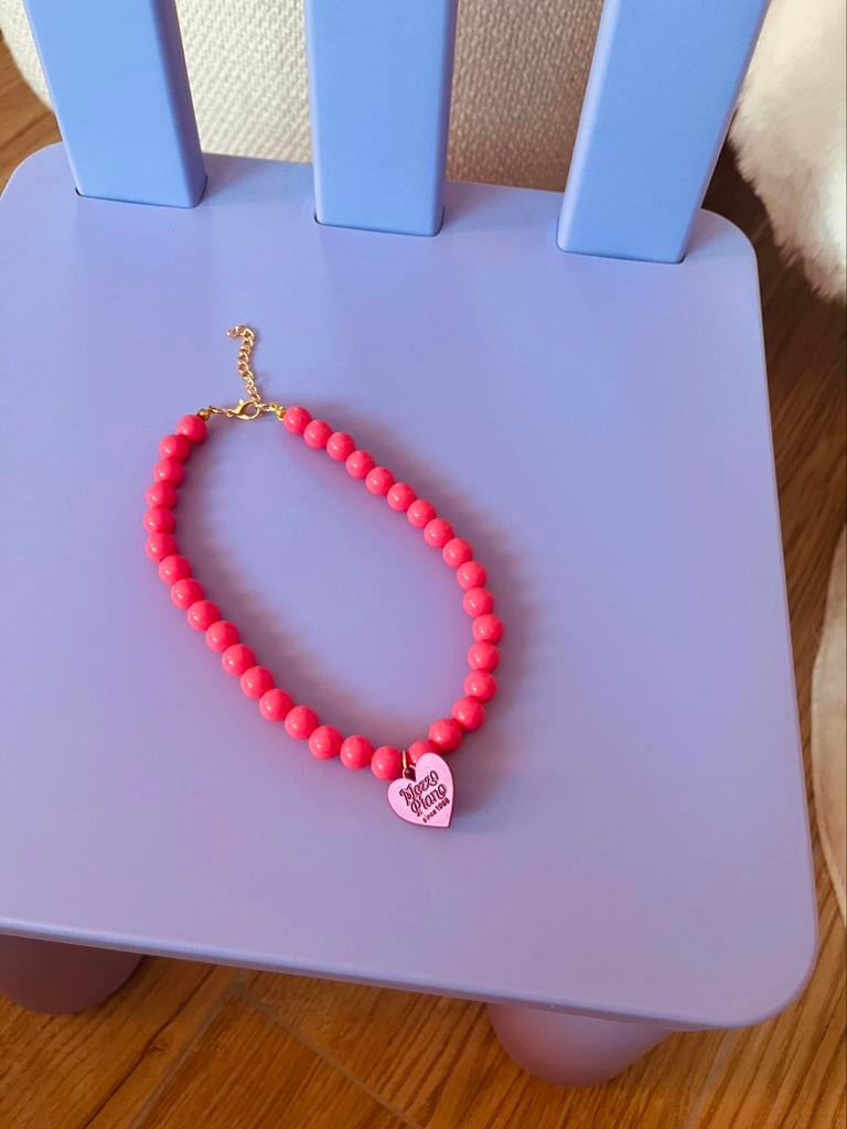 Collier chien chat animaux neuf rose, Ophalen of Verzenden