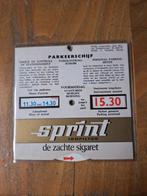 Sprint Sigaretten parkeerschijf, Ophalen of Verzenden, Gebruikt, Gebruiksvoorwerp