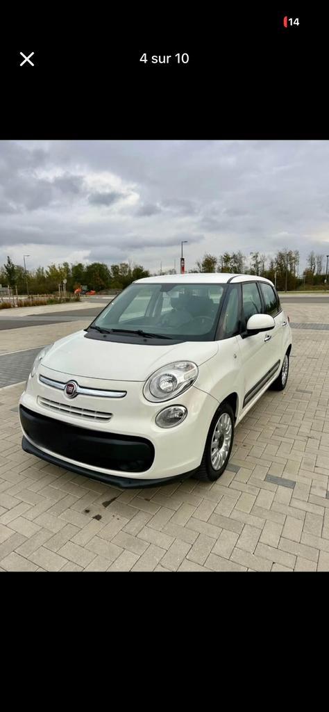 Fiat 500L, Autos, Fiat, Particulier, 500L, Essence, Euro 5, SUV ou Tout-terrain, 5 portes, Boîte manuelle, Blanc, Enlèvement