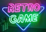 LED lamp neon stijl Retro Game (42x28cm), Verzamelen, Ophalen of Verzenden, Nieuw, Lichtbak of (neon) lamp