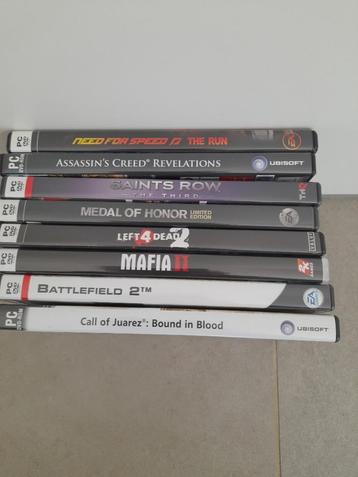 Games PC DVD-ROM 8 stuks 