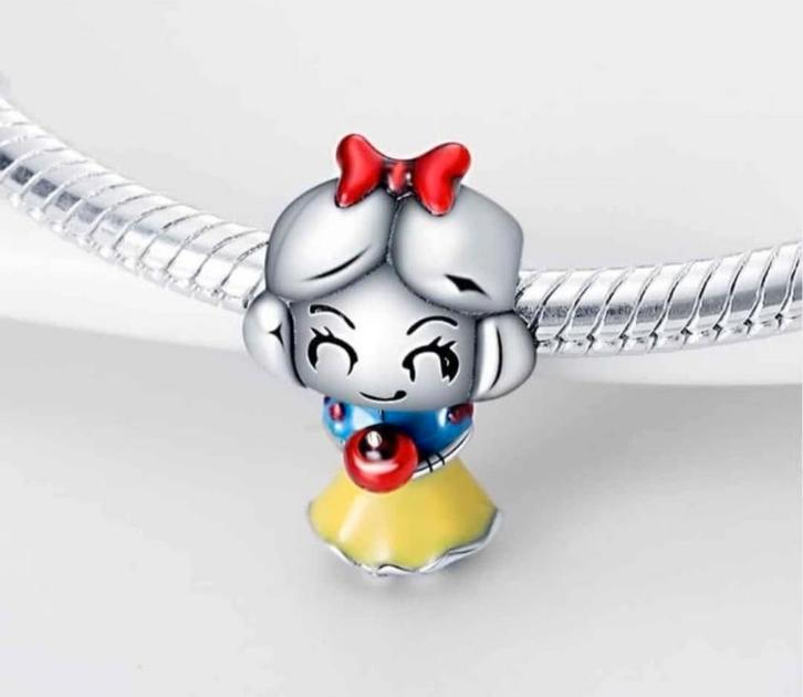 Charmes Pandora Disney Blanche Neige, Bijoux, Sacs & Beauté, Bracelets à breloques, Pandora, Argent, Enlèvement ou Envoi