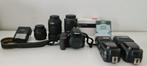 Nikon D 5600 + 3 lenzen+ 2 externe flitsers, Audio, Tv en Foto, Fotocamera's Digitaal, Ophalen, Gebruikt, Nikon