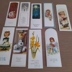 22 Communieprentjes 1980 - 1989  ( lot 6 )., Ophalen of Verzenden, Bidprentje