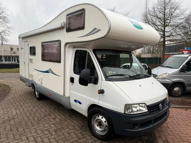Fiat Mc louis 106.000km airco topstaat 7 personenen, Caravans en Kamperen, Mobilhomes, Particulier, meer dan 6, Alkoof, Fiat, Fiat