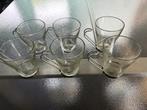6 glazen thee/ cappucinokopjes, Ophalen, Gebruikt, Overige typen