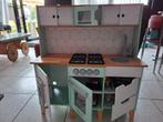 Houten speelgoedkeuken speelkeuken retro look, Ophalen, Zo goed als nieuw, Hout, Speelkeuken