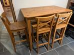 Table haute Ikea + chaises, Huis en Inrichting, Tafels | Eettafels, Ophalen, Zo goed als nieuw