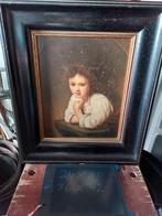 Olieverfschilderijtje, Antiek en Kunst, Ophalen