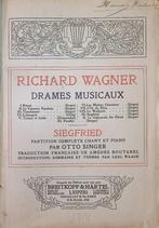 Richard Wagner - Siegfried, Livres, Musique, Utilisé, Enlèvement ou Envoi, Instrument, Wagner, Richard