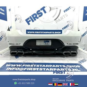 C257 W257 CLS AMG ACHTERBUMPER COMPLEET 63 2017-2025 BUMPER  beschikbaar voor biedingen