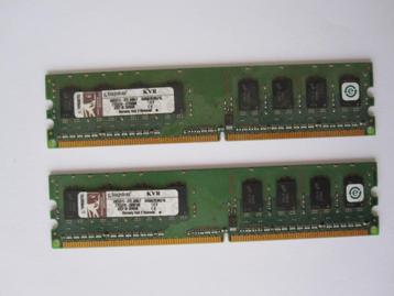 Barette mémoire pour ordinateur, Enlèvement ou Envoi, Comme neuf, Desktop, DDR2