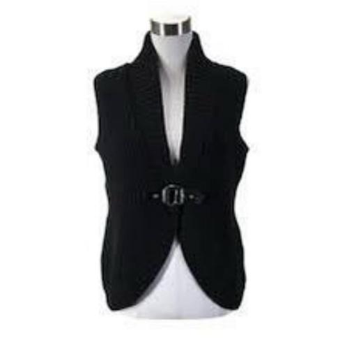 Ralph Lauren sweater vest + gesp vest zonder mouwen zwart, Kleding | Dames, Truien en Vesten, Zo goed als nieuw, Maat 34 (XS) of kleiner